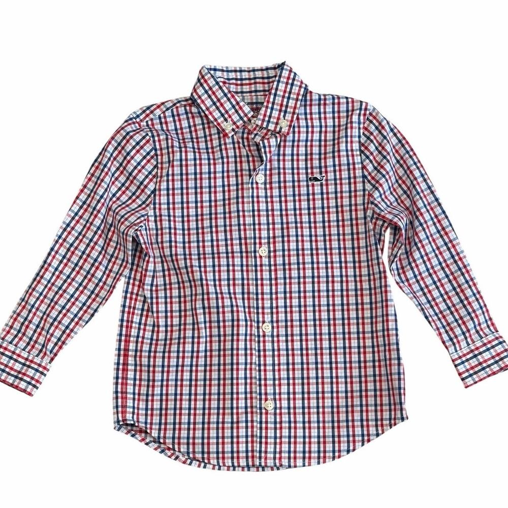 Vineyard Vines On The Go Performance Boys Button Down 2T